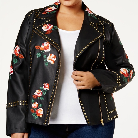 INC International Concepts Jackets & Blazers - INC International Concepts Jacket Faux Leather